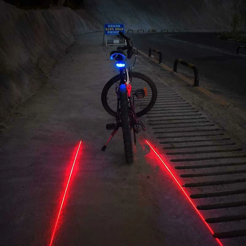 Alisili Beam Bike Logo Imperméable à L’eau Arrière Bicyclette Queue Light 2 Laser + 5 Led Red Lamp 4 Clignotant Modèle Nuit Avertissement Accessoire D’avertissement 5 Alisili Beam Bike Logo Imperméable à L’eau Arrière Bicyclette Queue Light 2 Laser + 5 Led Red Lamp 4 Clignotant Modèle Nuit Avertissement Accessoire D’avertissement – Image 5
