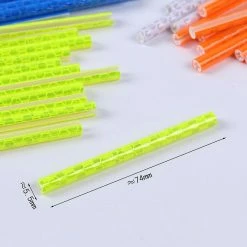 Alisili 12pcs Bicycle Wheel Rim Spoke Clip Safety Warning Reflective Strip Cycling Reflective Tube Bike Accessories -Vélo fixie Soldes 811242410 max