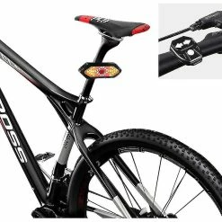 Unbranded Télécommande Sans Fil Ycleturn Signal Led Bike Usb Recharable Mtb Cycling Indicator /w