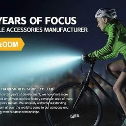 Unbranded Bike Safety Light Solar Rechargeable Bike Front Light Tail Light Avec Klaxon -Vélo fixie Soldes 820692838 max