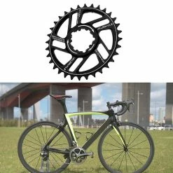 Unbranded Direct Mount Chainring Mtb Bike Chainwheel Bicycle Chain Wheel Black 34t -Vélo fixie Soldes 822117145 max
