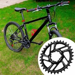 Unbranded Direct Mount Chainring Mtb Bike Chainwheel Bicycle Chain Wheel Black 34t -Vélo fixie Soldes 822117447 max