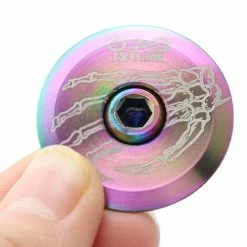 Unbranded Titanium Bike Headset Cap With Screw For 28.6mm Fork Road Bike Stem Cover Bike Accessories -Vélo fixie Soldes 827299936 max