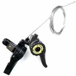 Unbranded Vélo Shift Speed 18 21 Lever MOUNTAIN Bike Avec Câble Déclencheur Universel (noir) (2pcs