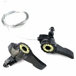 Unbranded Vélo Shift Speed 18 21 Lever MOUNTAIN Bike Avec Câble Déclencheur Universel (noir) (2pcs -Vélo fixie Soldes 831474399 max