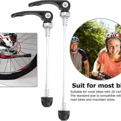 Unbranded Quick Release Skewer Set Road Bike MTB Avant & Arrière, Bicycle Quick Release Cycling Wheel Spit Alloy Bicycle Replacement Spare Parts Accessories For Ro -Vélo fixie Soldes 831526589 max
