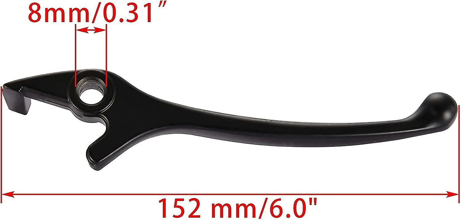Unbranded 178mm Gauche Hydraulique Frein Frein Levier De Remplacement Pour 50cc 70cc 90cc 110cc 125cc Chinois Dirt Bike Noir1pcs 2 Unbranded 178mm Gauche Hydraulique Frein Frein Levier De Remplacement Pour 50cc 70cc 90cc 110cc 125cc Chinois Dirt Bike Noir1pcs – Image 2