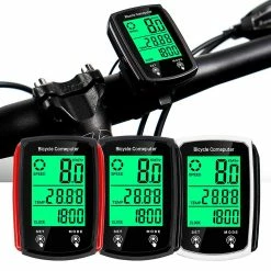 Unbrand Mountain Bike Touch Screen Speedometer Robuste Imperméable à L’eau Rétro-éclairé Odomètre Durable Léger Fryer Pan -Vélo fixie Soldes 843751451 max