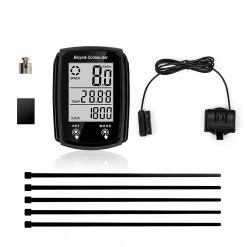 Unbrand Mountain Bike Touch Screen Speedometer Robuste Imperméable à L’eau Rétro-éclairé Odomètre Durable Léger Fryer Pan -Vélo fixie Soldes 843751619 max